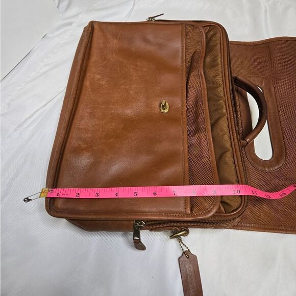 VINTAGE Coach brown leather laptop briefcase messenger bag H7S-0544 - Picture 15 of 15